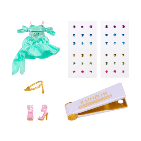 Mga Rainbow High: be Dazzling - Fashion Doll Celine Turquoise (Teal) (597827)