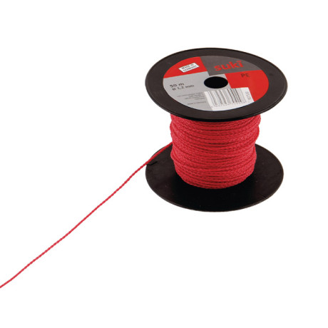 Σχοινιά Κτιστών 12x100m Κόκκινα