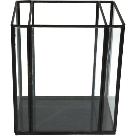 Κηροπήγιο ArteLibre Μαύρο Μέταλλο 18x13x21cm