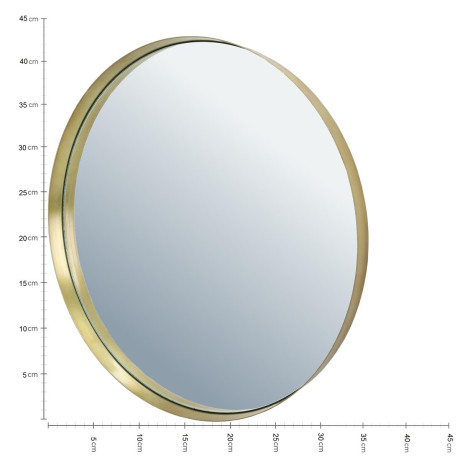 Καθρέπτης ArteLibre Χρυσό Μέταλλο 43x2.5x43cm