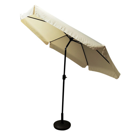 Ομπρέλα Κήπου ArteLibre ANAMI Μπεζ/Μαύρο Αλουμίνιο/Ύφασμα Φ3x2.45m