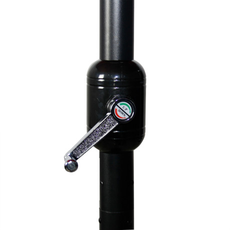 Ομπρέλα Κήπου ArteLibre ANAMI Μπεζ/Μαύρο Αλουμίνιο/Ύφασμα Φ3x2.45m