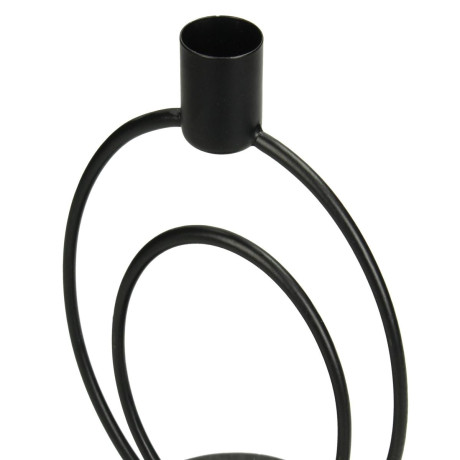 Κηροπήγιο ArteLibre Μαύρο Μέταλλο 11x8.5x14.5cm