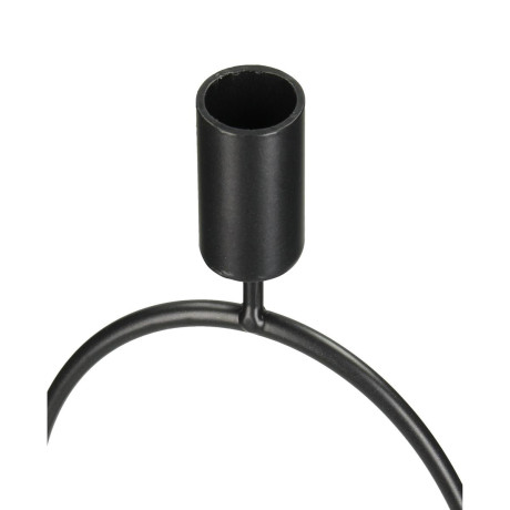 Κηροπήγιο ArteLibre Μαύρο Μέταλλο 13x8.5x36cm