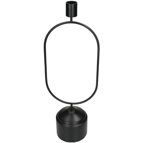 Κηροπήγιο ArteLibre Μαύρο Μέταλλο 13x8.5x36cm