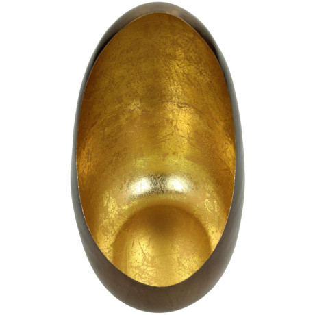 Κηροπήγιο ArteLibre Μπρονζέ Μέταλλο 13.5x13.5x20cm