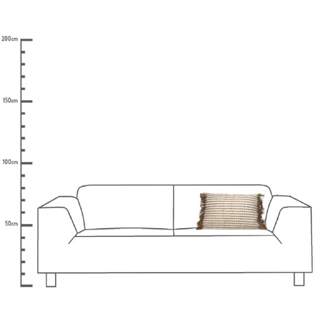 Μαξιλάρι ArteLibre Ιβουάρ Βαμβακερό 30x50cm