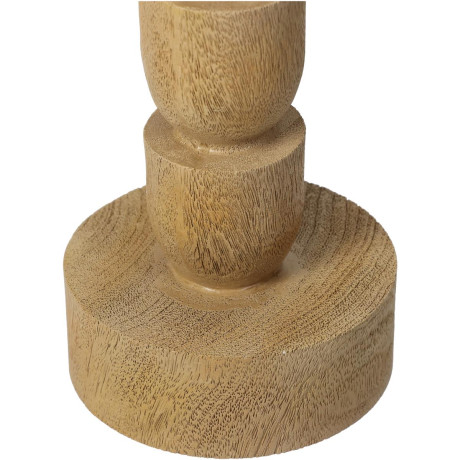 Κηροπήγιο ArteLibre Φυσικό Polyresin 8x8x30cm