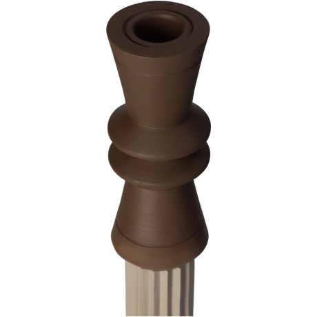 Κηροπήγιο ArteLibre Πολύχρωμο Polyresin 10x10x32cm