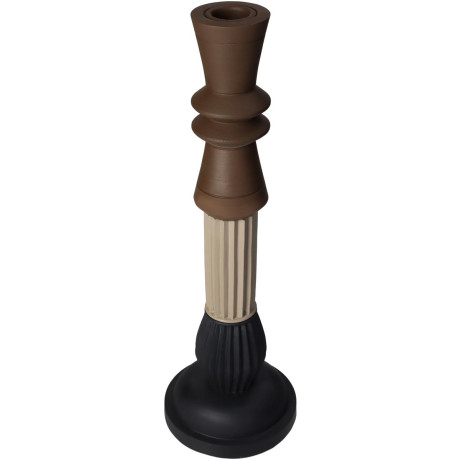 Κηροπήγιο ArteLibre Πολύχρωμο Polyresin 10x10x32cm