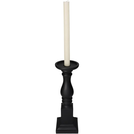 Κηροπήγιο ArteLibre Μαύρο Polyresin 10.2x10.2x32.5cm
