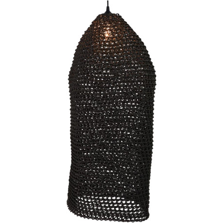 Καπέλο Φωτιστικού ArteLibre Μαύρο Χαρτί 35x35x80cm