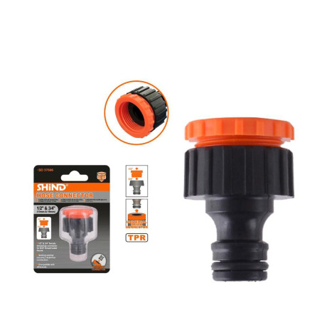 Shind Ρακορ με Θυληκο Σπειρωμα 1/2"-3/4" (Shi-37696) (Shi37696)