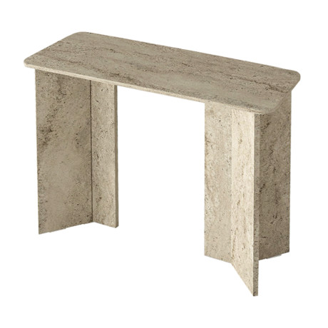 Κονσόλα Mara Megapap Χρώμα Travertine 90x29,6x91,8εκ.