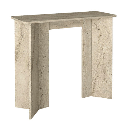 Κονσόλα Mara Megapap Χρώμα Travertine 90x29,6x91,8εκ.