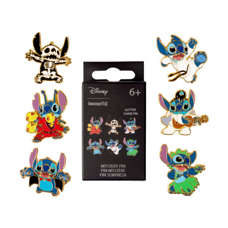 Loungefly Disney: web Stitch Mystery Enamel Pins-ea (Wdpn1728-ea)