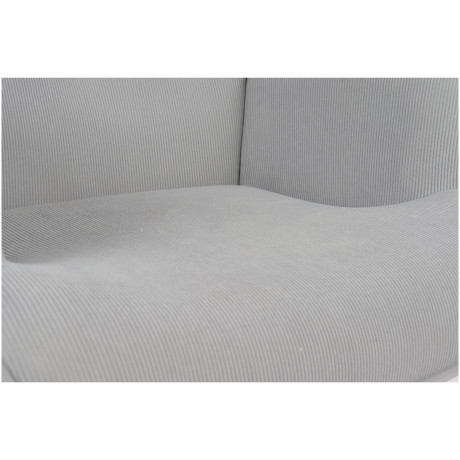 Πολυθρόνα ArteLibre AMARANTHUS Με Υποπόδιο Γκρι 98x70x77cm