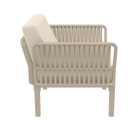 PORTOFINO LOUNGE ΠΟΛΥΘΡΟΝΑ TAUPE/ΜΑΞ. BEIGE(Σ2)ΠΟΛ/ΝΙΟΥ 90X80Χ69εκ.