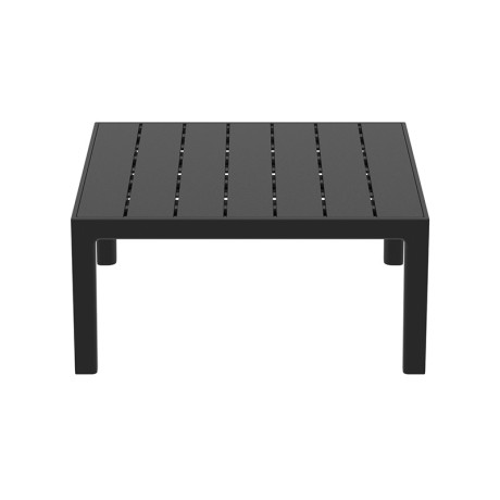 PORTOFINO LOUNGE ΤΡΑΠΕΖΙ BLACK 70X70X33εκ. ΠΟΛ/ΝΙΟΥ