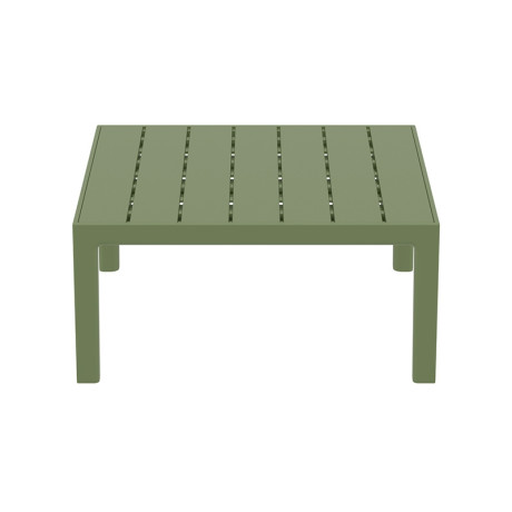 PORTOFINO LOUNGE ΤΡΑΠΕΖΙ OLIVE GREEN 70X70X33εκ. ΠΟΛ/ΝΙΟΥ