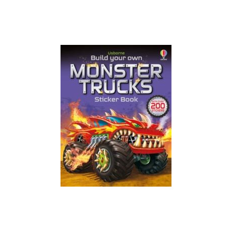 Build Your own Monster Trucks Sticker Book