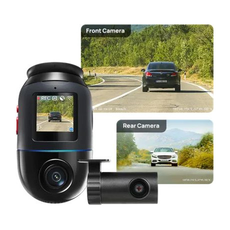 70mai Dash cam 4k Omni 360° + Reaview Full View With Dual Sony Starvis 2, ai 2.0 & 4g lte (X800-2)