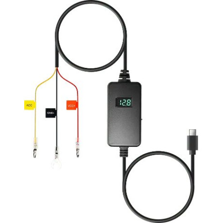 70mai Up06 Adustable Hardwire kit for all usb-c 70mai Dash Cams (Varius v to Protect car Battery)