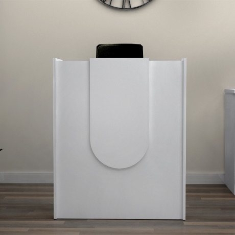 Γραφείο Υποδοχής - Reception Mezzo Megapap Χρώμα Λευκό 90x40x110εκ.