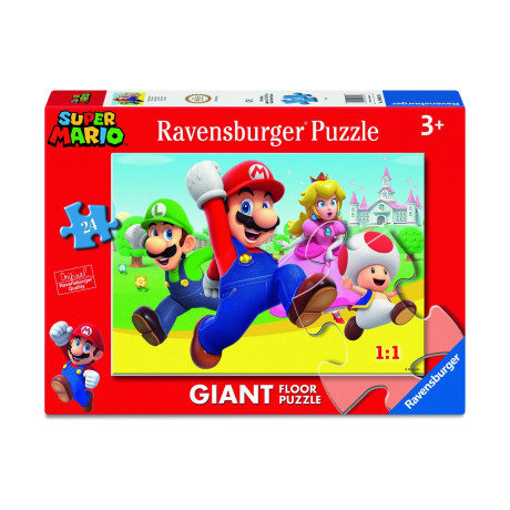 Ravensburger Puzzle: Giant Floor Puzzle - Super Mario What a Team! (24pcs) (12004325)