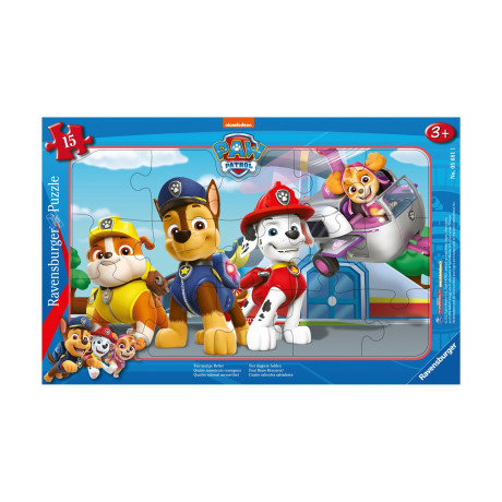 Ravensburger Puzzle: paw Patrol - Four Brave Rescuers! (15pcs) ( 05681)