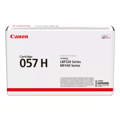 Toner Laser Canon Crtr crg 057h Black High Capacity - 10k pgs