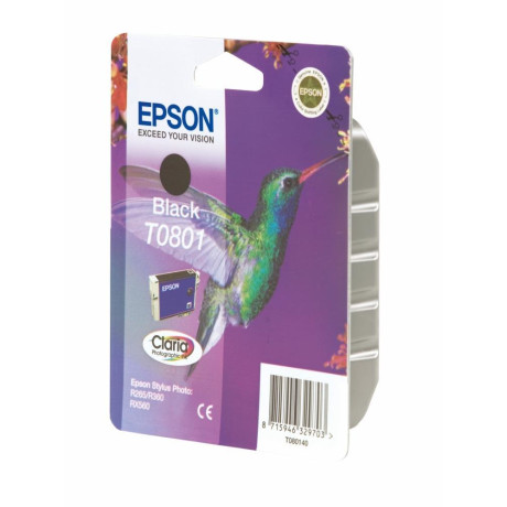 Ink Epson T0801 C13t08014020 Black Crtr - 300pgs