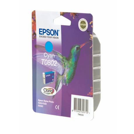 Ink Epson T0802 C13t08024020 Cyan Crtr - 900pgs