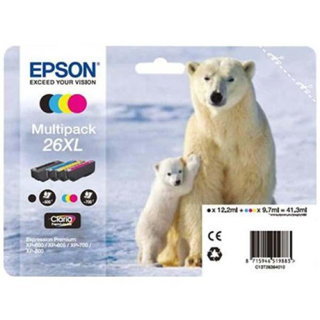 Ink Epson T263640 xl Multipack 4 ink Polar Bear