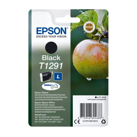 Ink Epson T12914010 Black With Pigment ink new Series Apple -Size l (11,2ml)