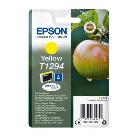 Ink Epson T12944010 Yellow With Pigment ink new Series Apple -Size l