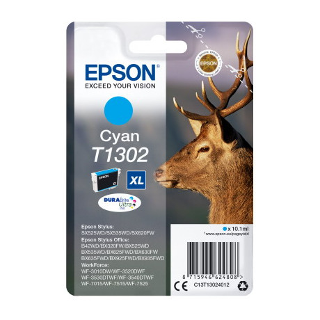 Ink Epson T13024010 Cyan With Pigment ink new Series Stag-Size xl