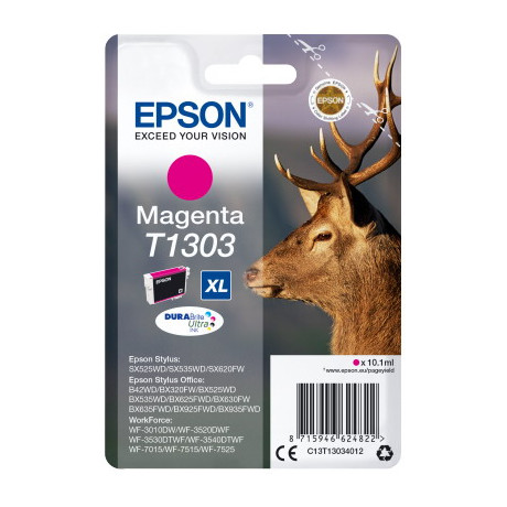 Ink Epson T13034010 Magenta With Pigment ink new Series Stag-Size xl