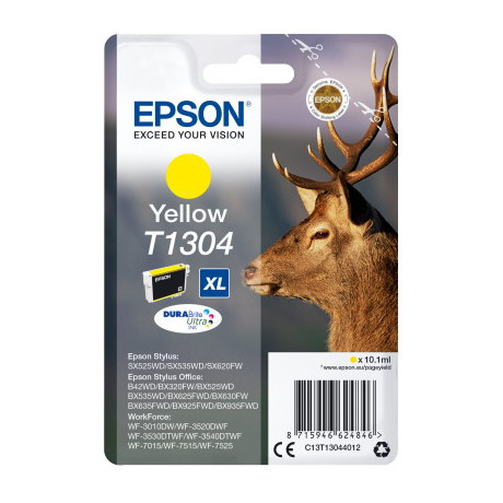 Ink Epson T13044010 Yellow With Pigment ink new Series Stag-Size xl
