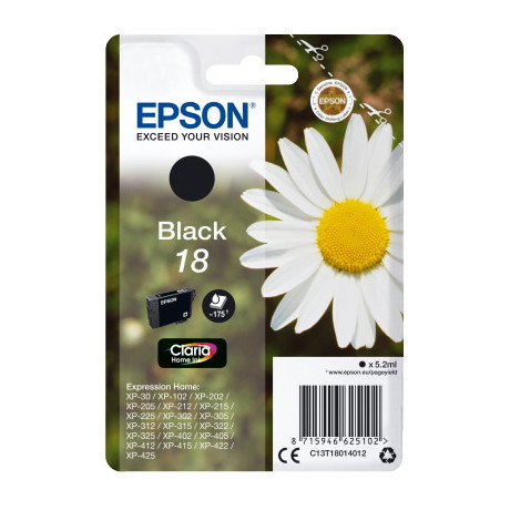 Ink Epson T180140 Black With Pigment ink