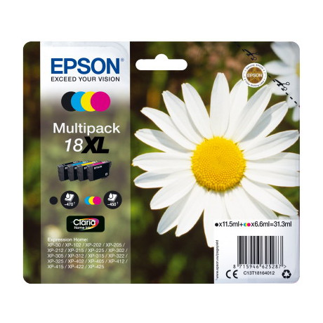 Ink Epson 18 T18164010 xl Multipack 4 ink Daisy Series