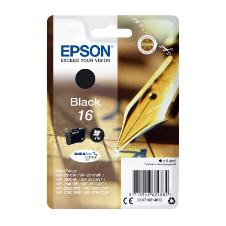 Ink Epson T162140 Black With Pigment ink