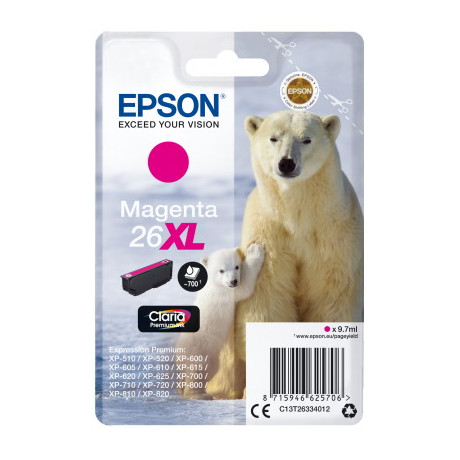 Ink Epson T263340 xl Magenta With Pigment ink