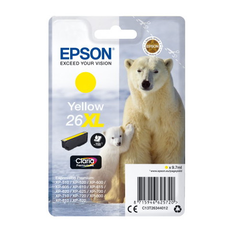 Ink Epson T263440 xl Yellow With Pigment ink