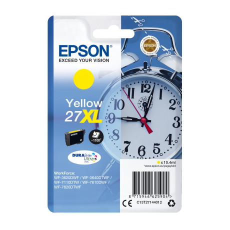 Ink Epson 27xl C13t27144010 Yellow Crtr -1100pgs - 10.4ml