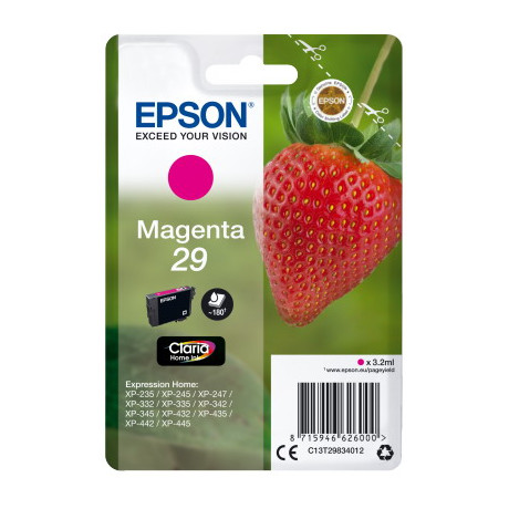 Ink Epson 29 C13t29834012  Claria Home  Magenta - 3.2ml