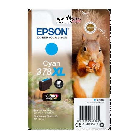 Ink Epson T3792 C13t379240 Cyan - 9.3ml