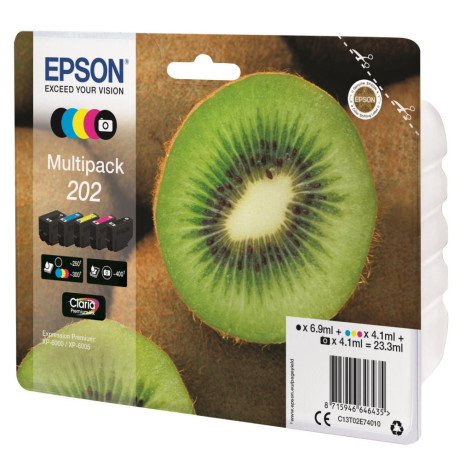 Ink Epson T02e74 C13t02e74010 Multi Pack 1x6.9ml 4x4.1ml
