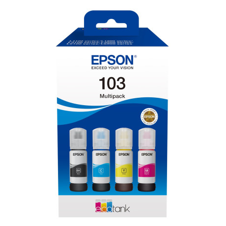 Ink Epson T00s64a Black C+m+y Multipack 4x65ml