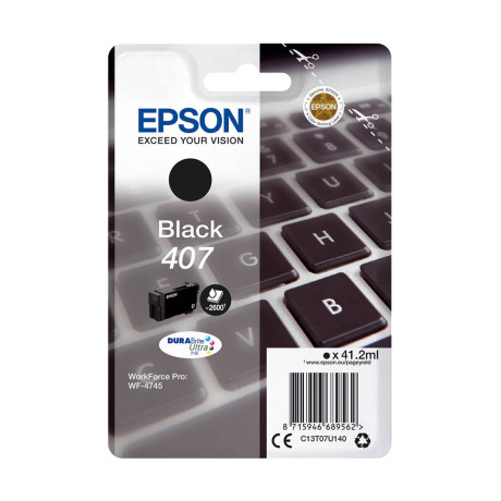 Ink Epson T07u1 C13t07u140 Black - 38.1 ml